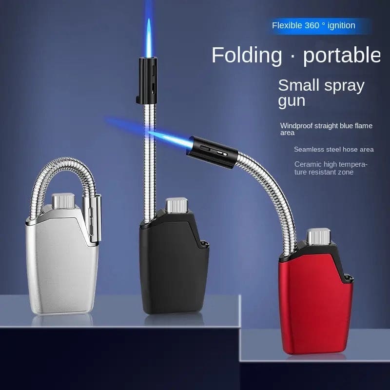 Long Flexible Neck Lighter, Unusual 360° Cigarette Cigar Torch Lighter, Portable Windproof Butane Gas Lighter, Windproof Straight Flush Spray Lighter, Folding Flexible Tube Direct Charge Lighter, Convenient Folding Candle Lighter Long Flexible Neck Lighter, Unusual 360° Cigarette Cigar Torch Lighter, Portable Windproof Butane Gas Lighter, Windproof Straight Flush Spray Lighter, Folding Flexible Tube Direct Charge Lighter, Convenient Folding Candle Lighter